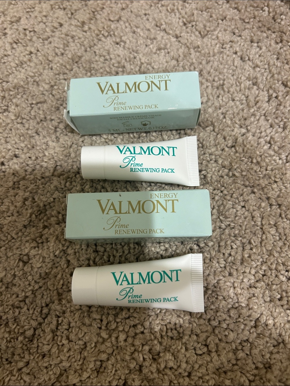 Valmont 2-Mini Prime Renewing Pack 2x5 ml Authentic / Made in Switzerland / NIB